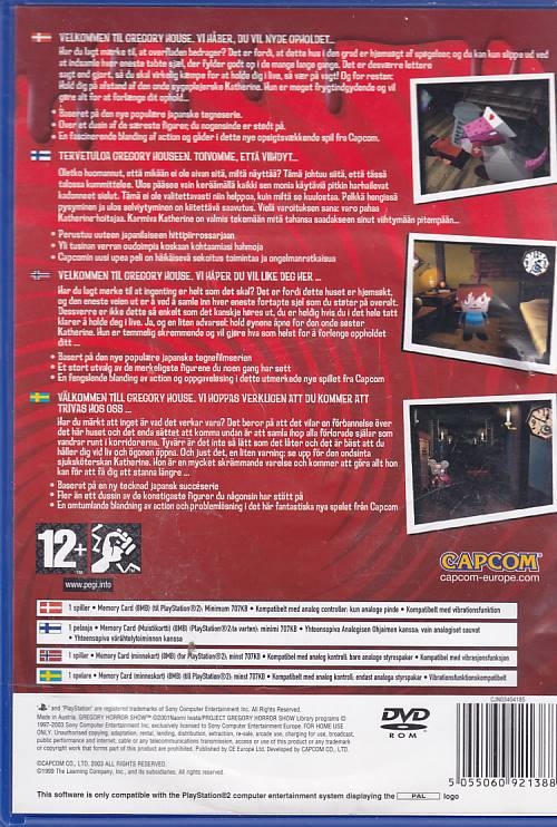 Gregory Horror Show - PS2 (B Grade) (Genbrug)